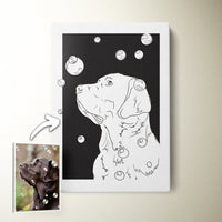 Thumbnail for Custom Modern Pet Sketch