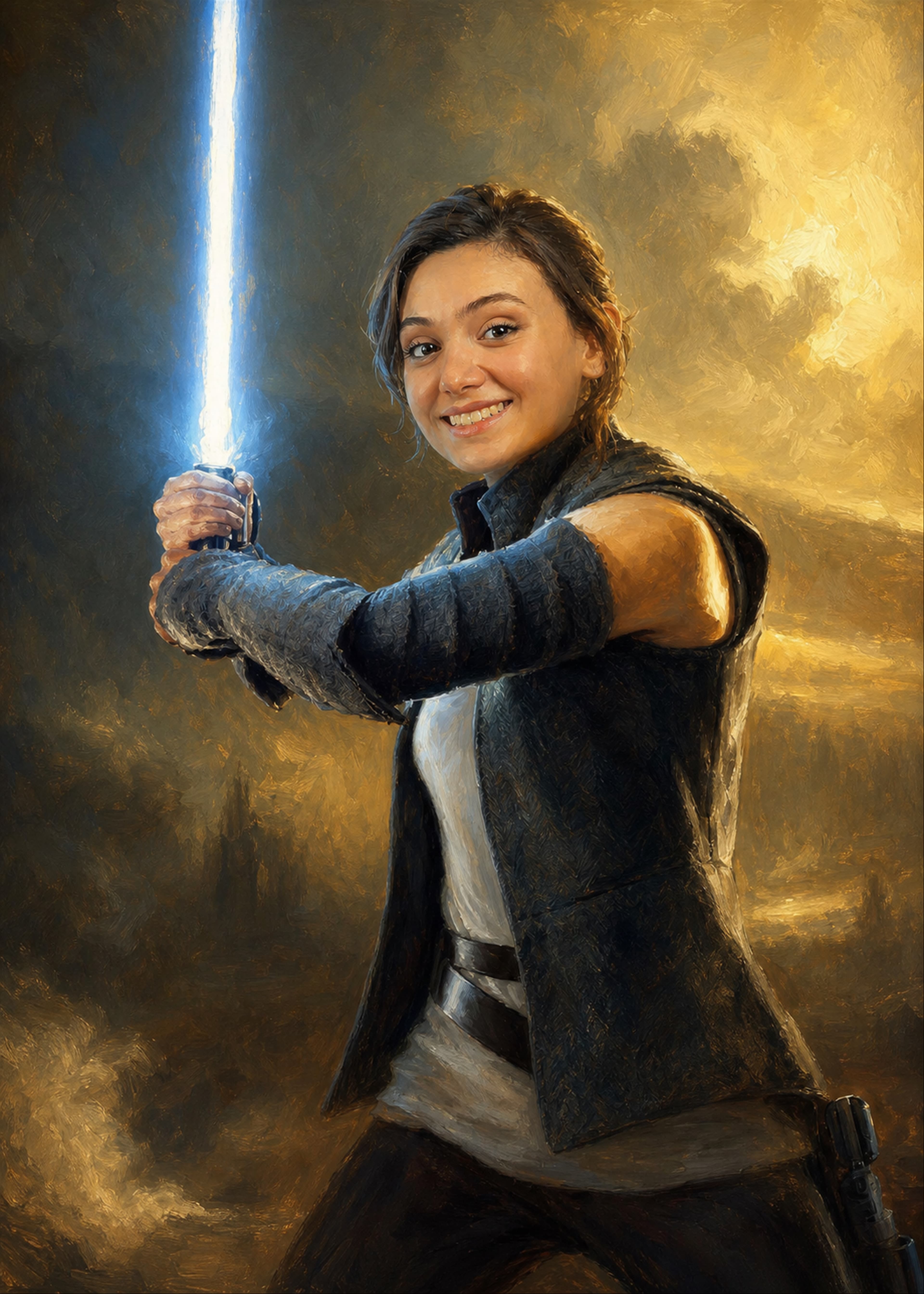 Awakened personalized human portrait