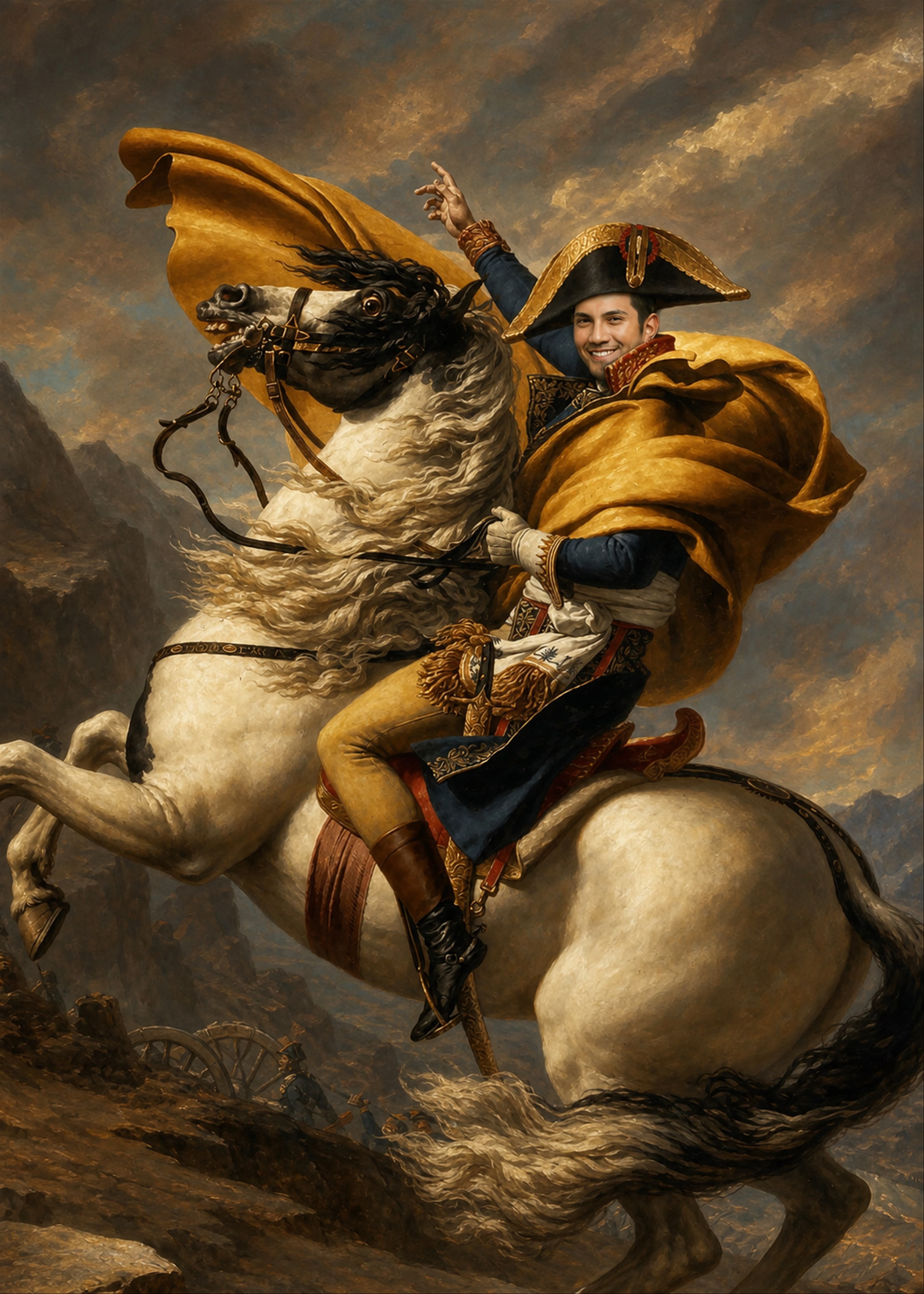 The Conqueror Custom Portrait personalized human portrait