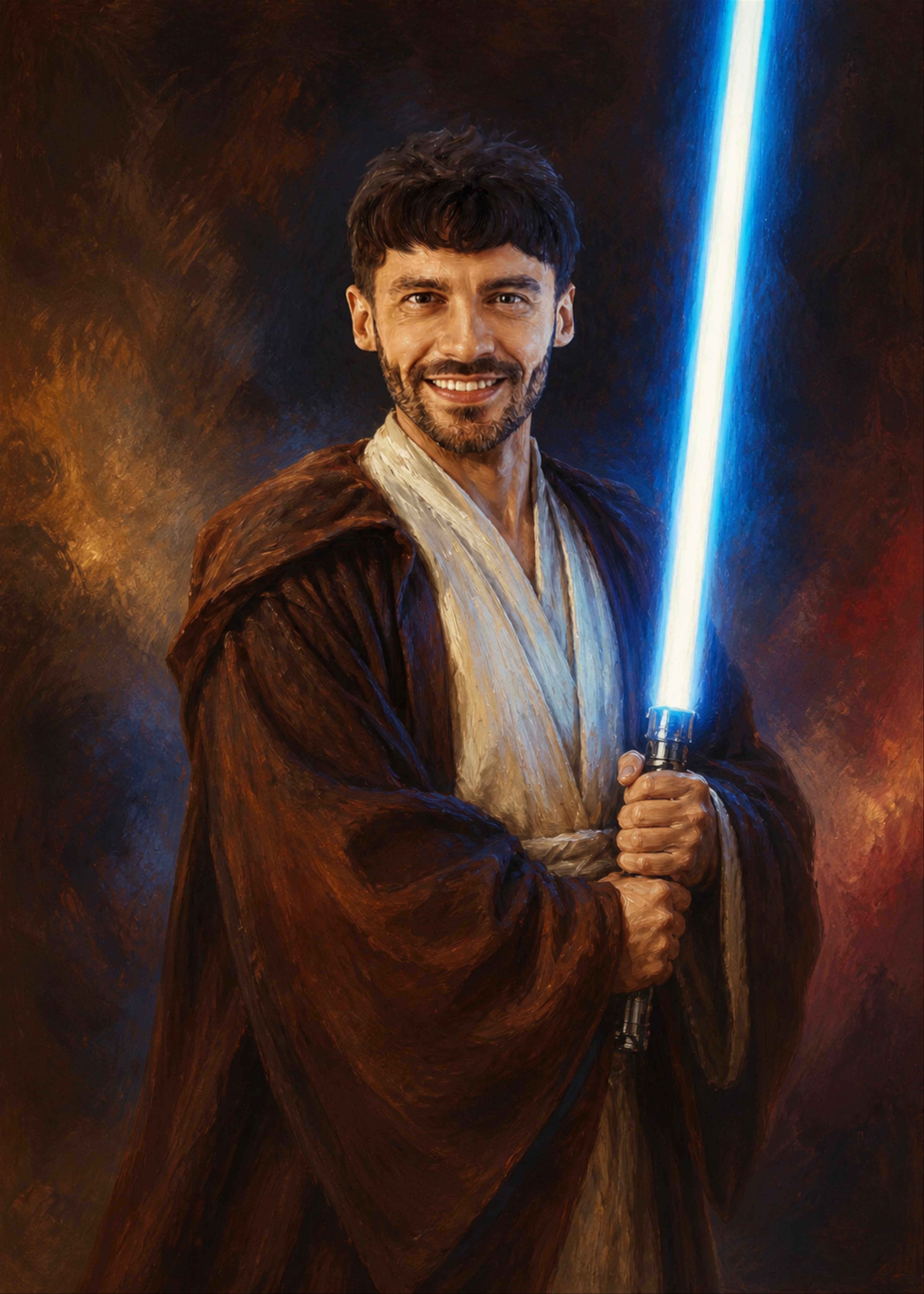 The Lightforce Master personalized human portrait