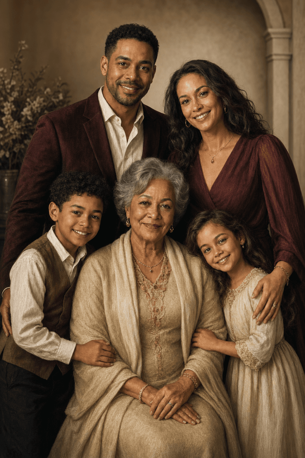 Family Heirloom personalized human portrait