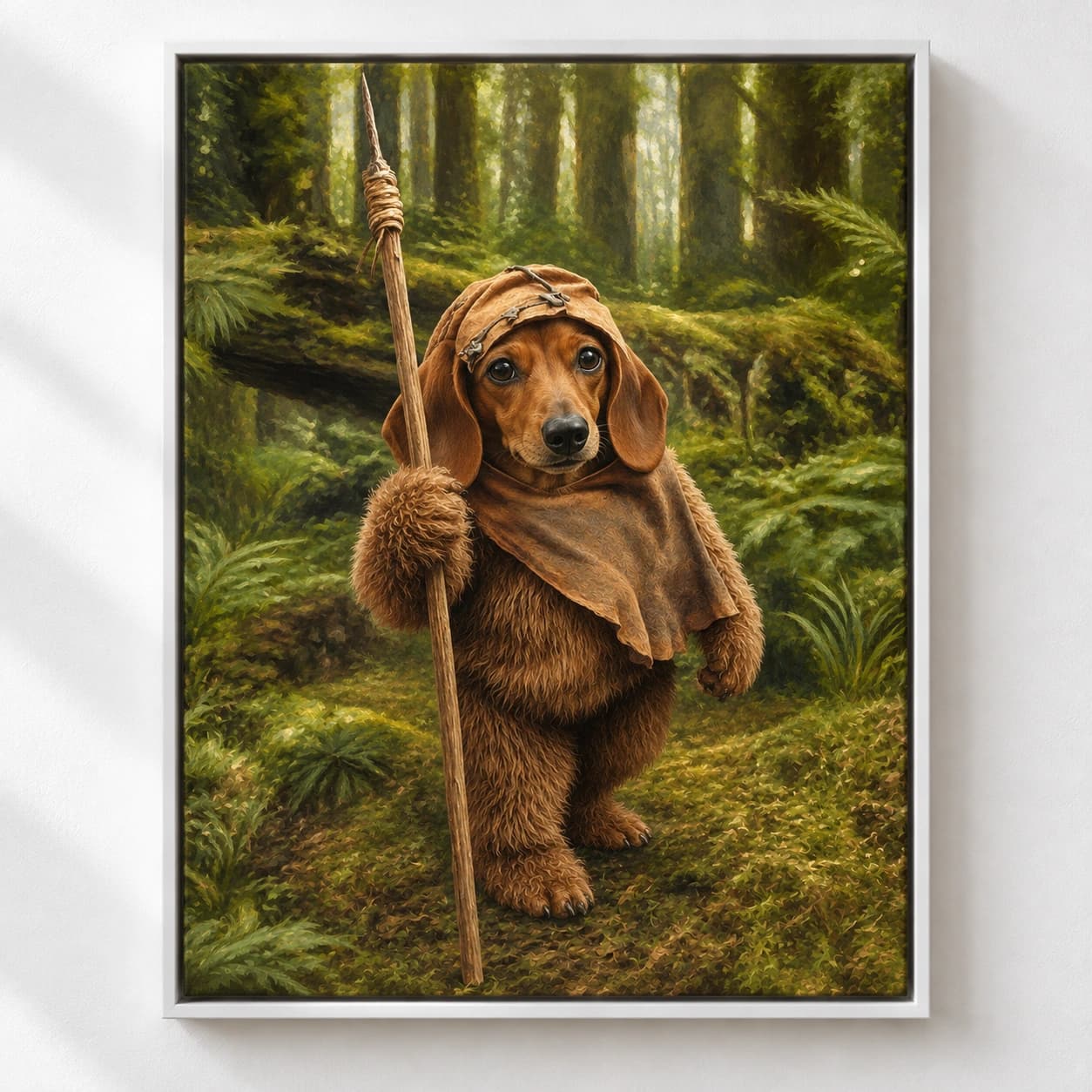 Ewokified: white floating frame