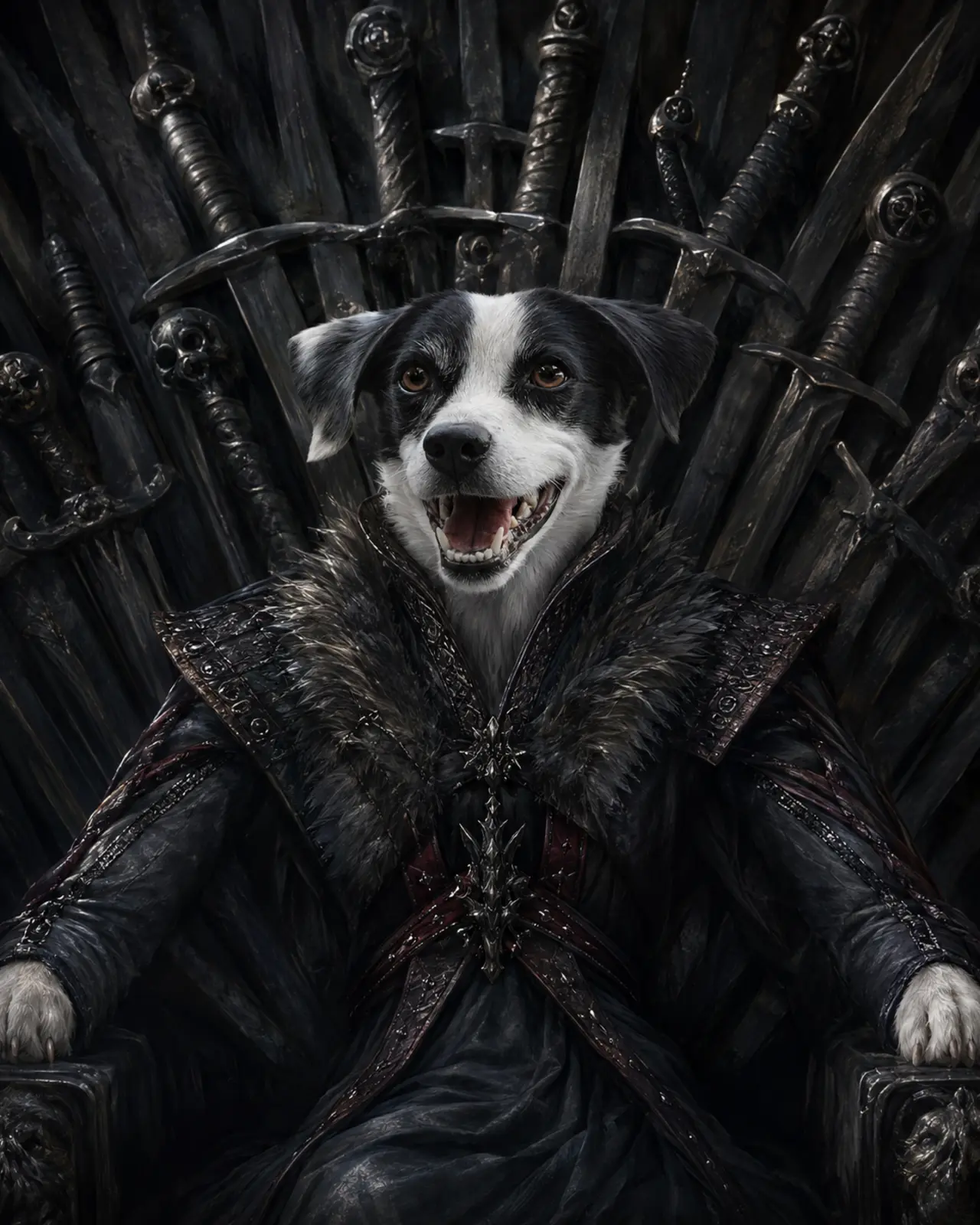 Dragon Queen pet portrait style