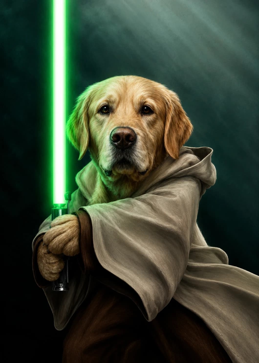 Master Paw pet portrait style