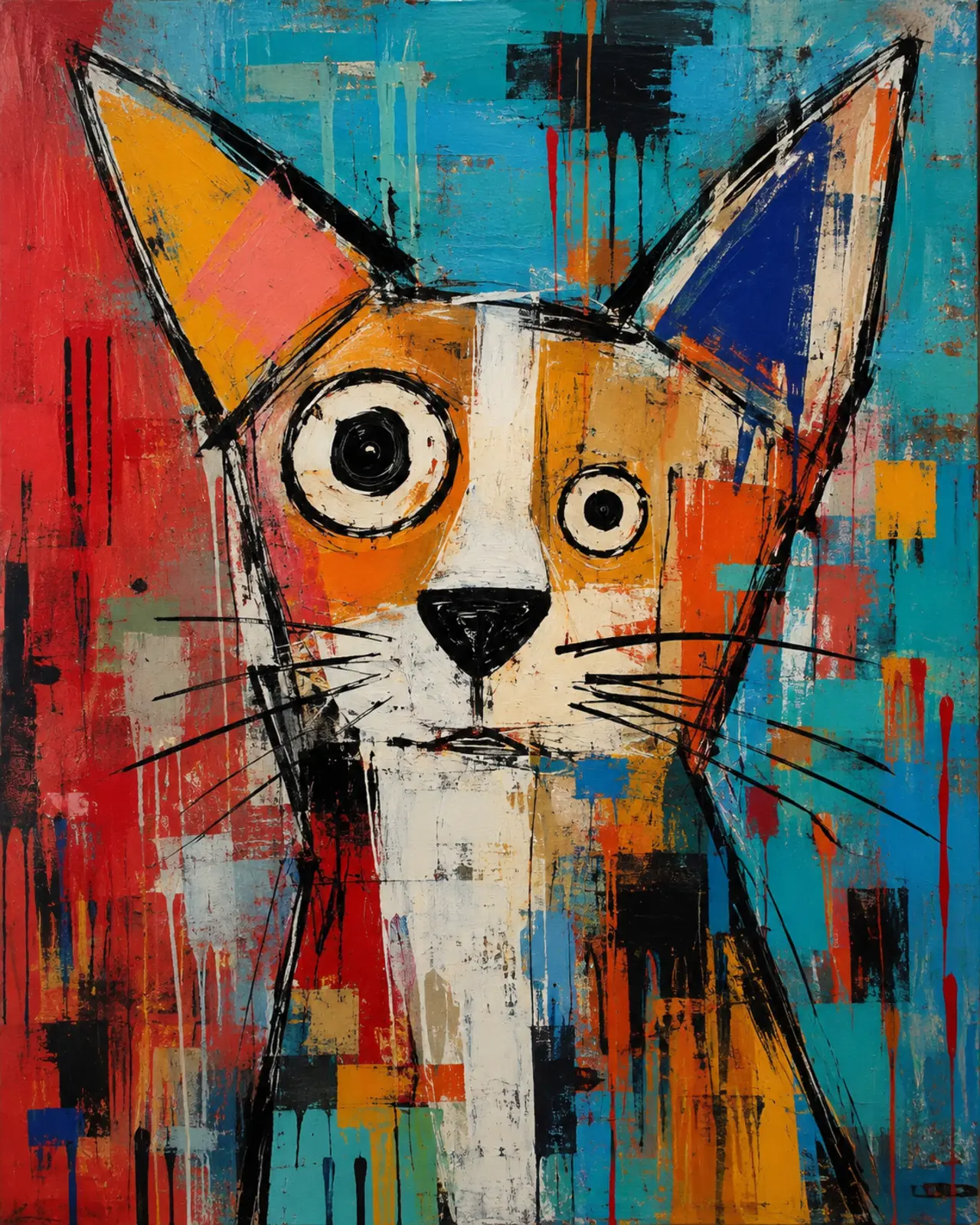 Neo Expression custom pet portrait
