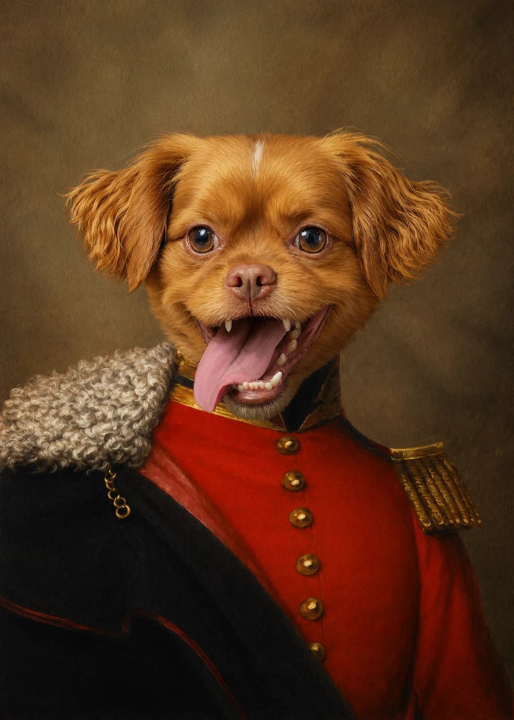 Prince pet portrait style