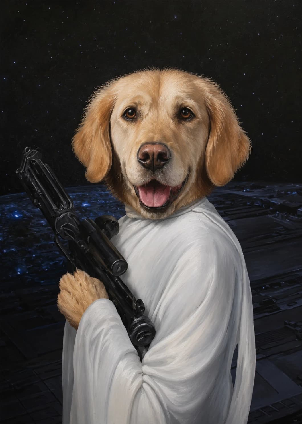 Princess Pawleia pet portrait style