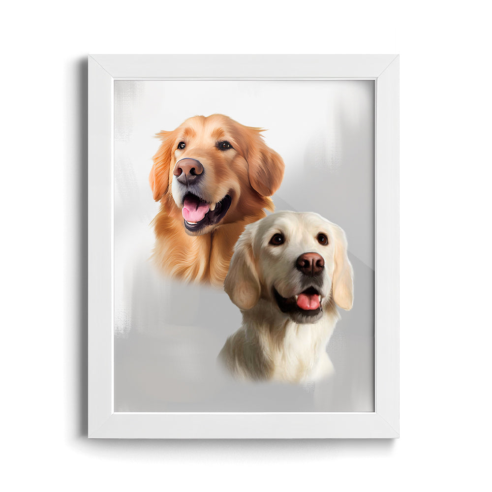 Custom Pet Portraits (2 Pets)