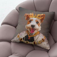 Thumbnail for Customized Throw Pillow - Crowned King