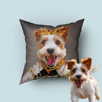Thumbnail for Customized Throw Pillow - Crowned King