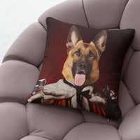 Thumbnail for Customized Throw Pillow - King Pet Portrait