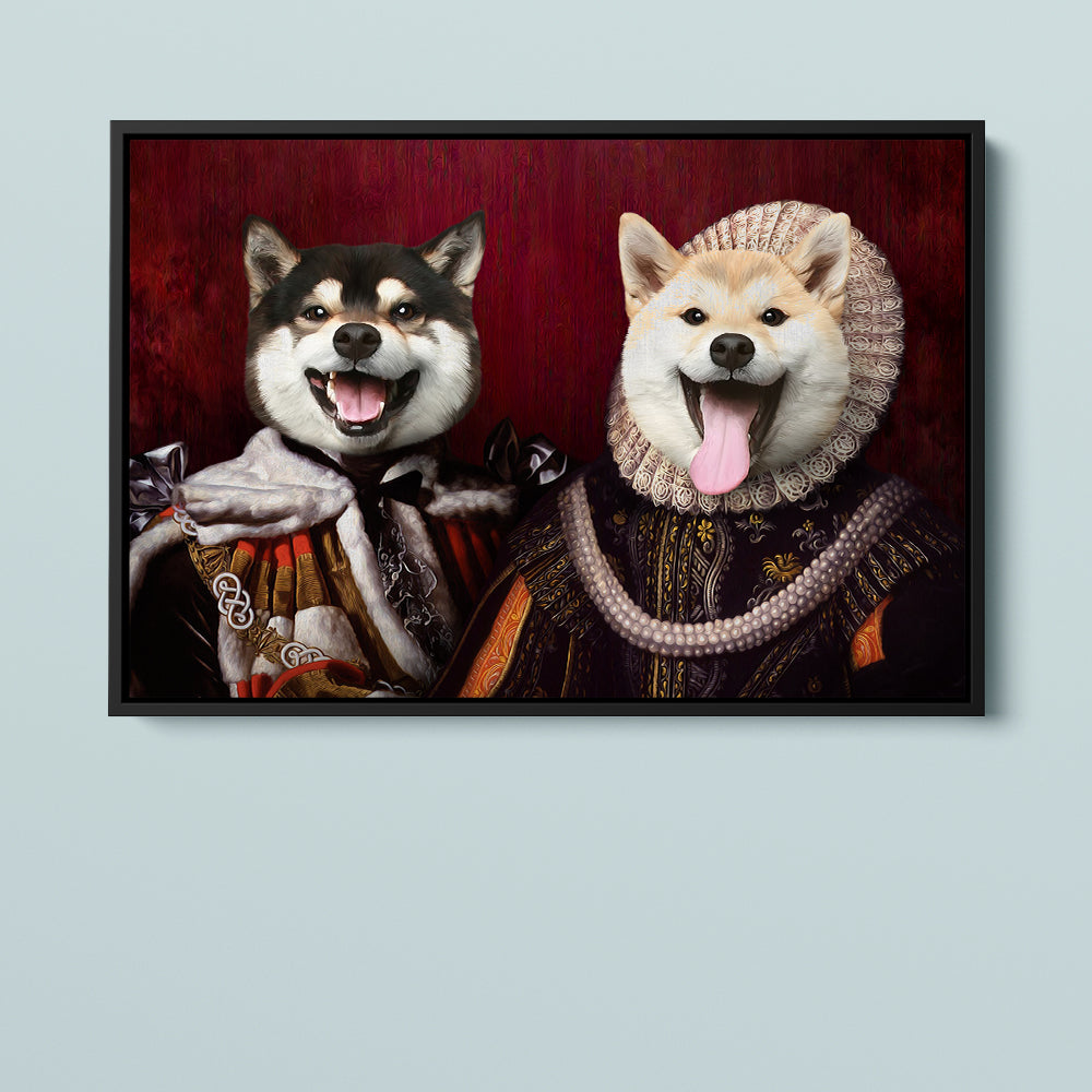 King and Queen 2 Pets in 1 Canvas