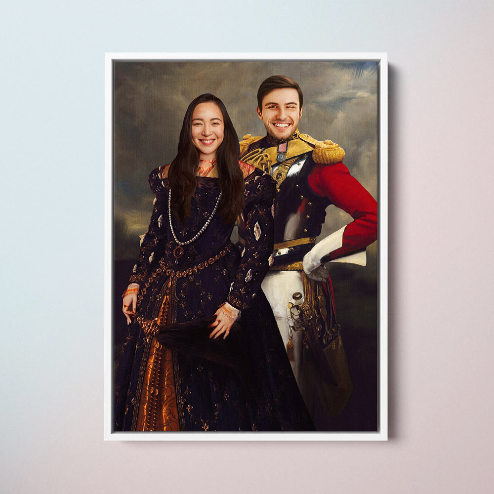 The Captain & The Countess - Custom Couple Portraits