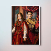 Thumbnail for The Noble and The Socialite - Custom Couple Portraits