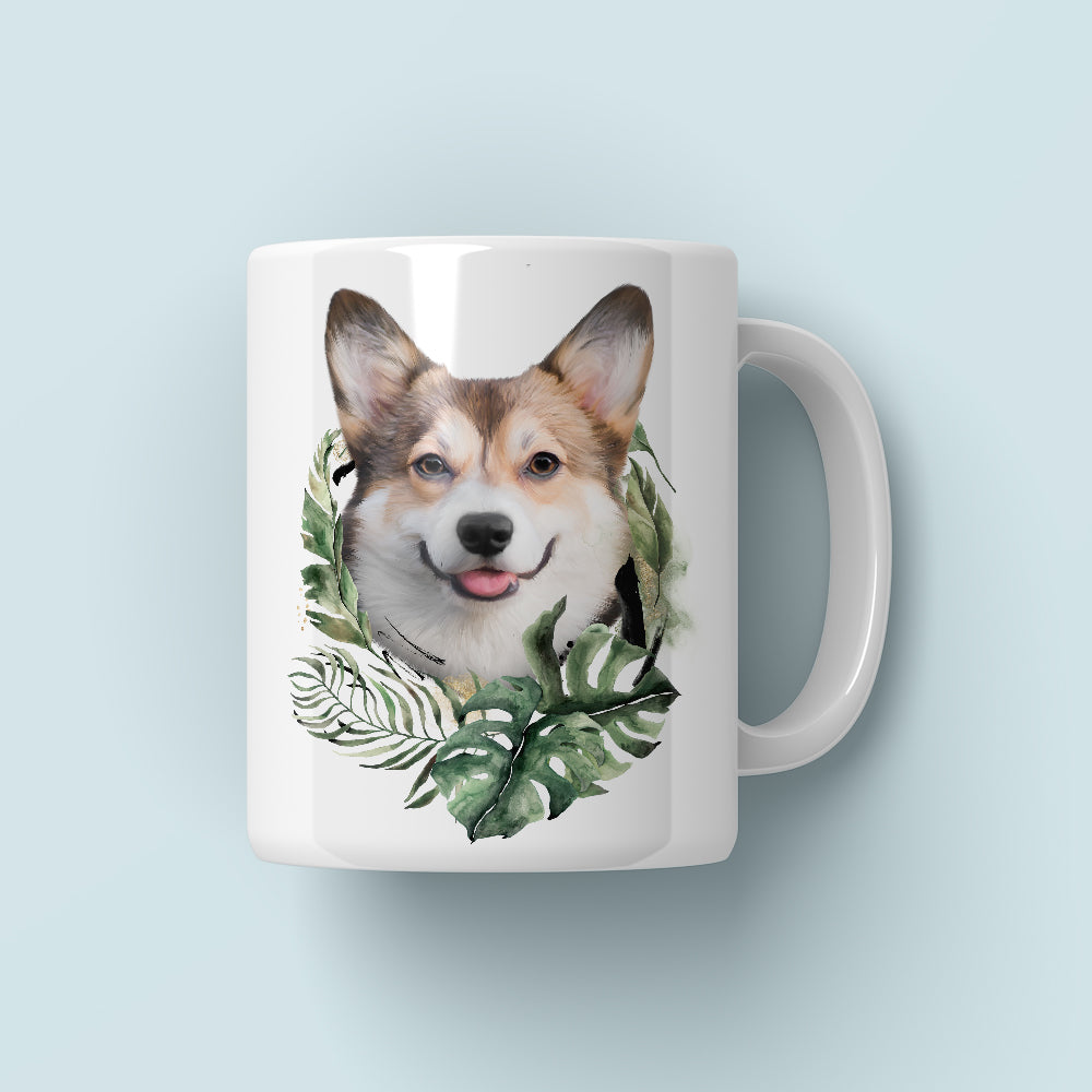 Custom Wreath Design Mug