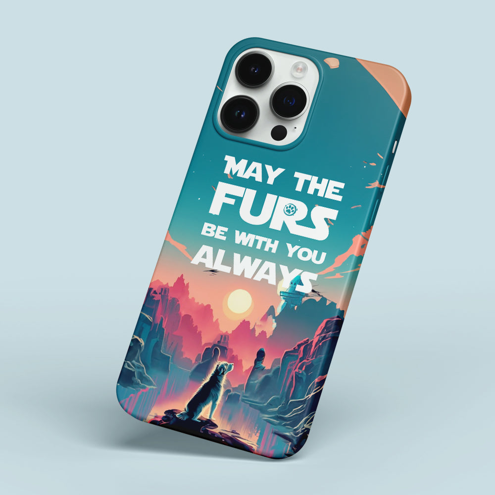 May The Furs Be With You! Dark Side - Phone Case