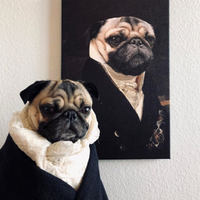 Thumbnail for The Aristocrat Custom Pet Portrait - Pet Portraits