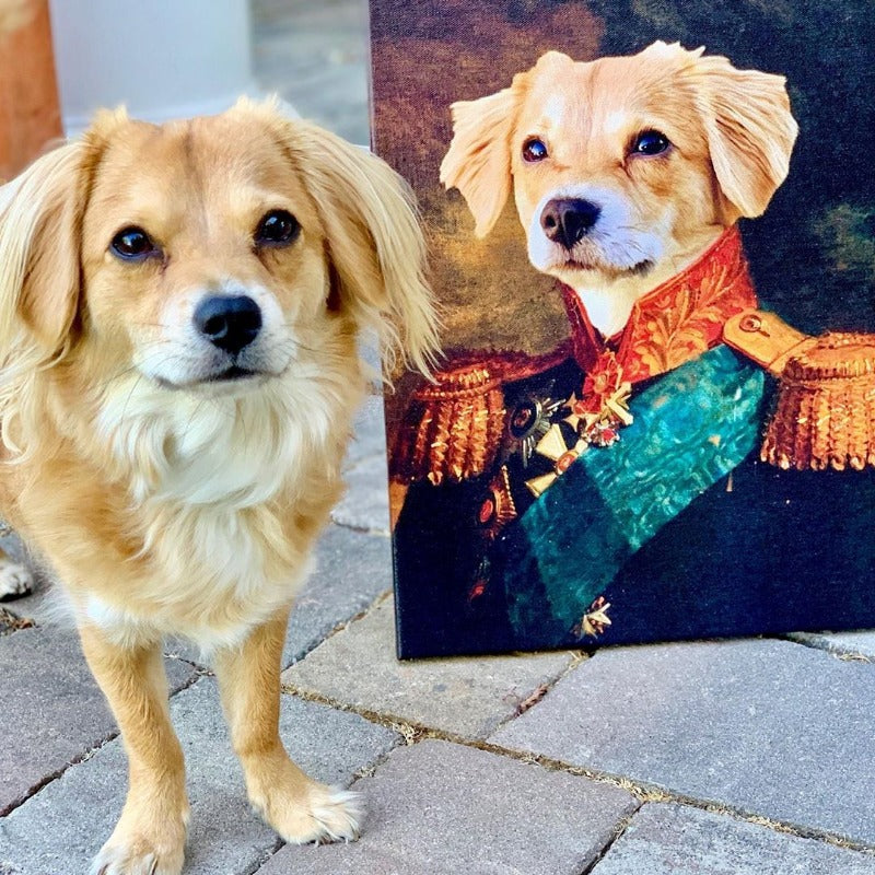The Duke Custom Pet Portrait - Pet Portraits