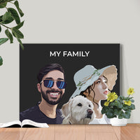 Thumbnail for Modern Custom Family Portrait