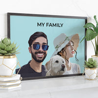 Thumbnail for Modern Custom Family Portrait