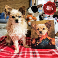 Thumbnail for The Duke Custom Pet Portrait - Pet Portraits