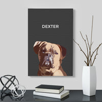 Thumbnail for Custom Pet Art Canvas - Pet Portraits