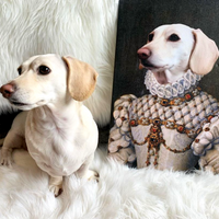 Thumbnail for Princess Custom Pet Portrait - Pet Portraits